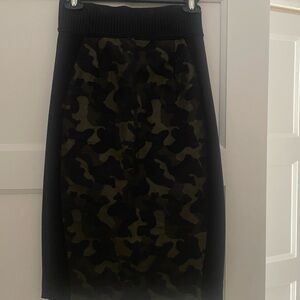 Camouflage Pencil Skirt